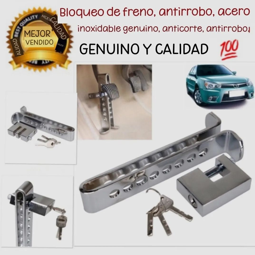 Seguro Para Pedal Vehiculos Candado