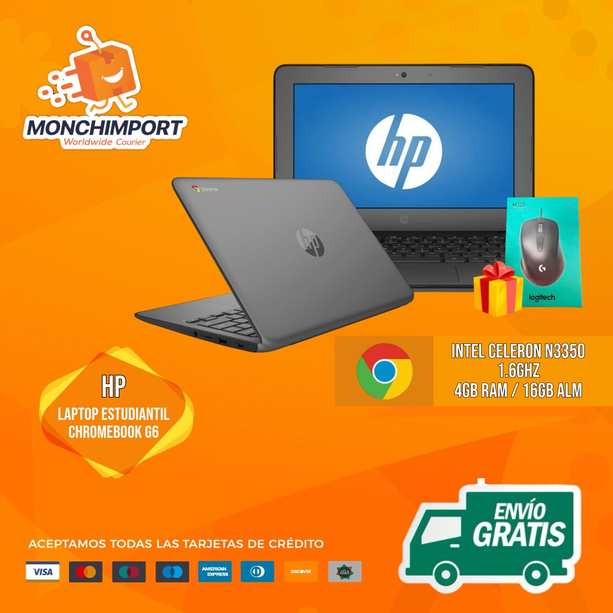 Laptop Hp Chromebook G6