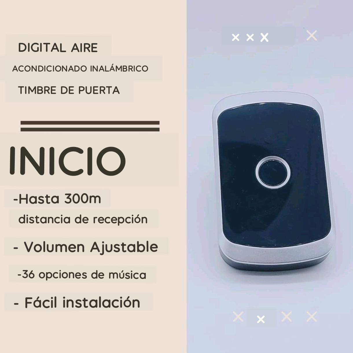 Timbre inalambrico Digital Hogar